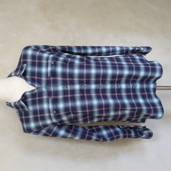 Eddie Bauer Flannel Button Up - Picture 1 of 6